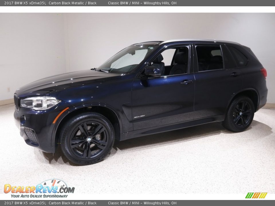 Carbon Black Metallic 2017 BMW X5 xDrive35i Photo #3