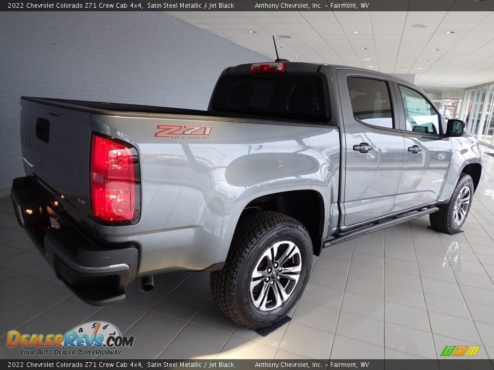 2022 Chevrolet Colorado Z71 Crew Cab 4x4 Satin Steel Metallic / Jet Black Photo #3