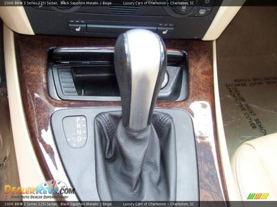 2006 BMW 3 Series 325i Sedan Black Sapphire Metallic / Beige Photo #18