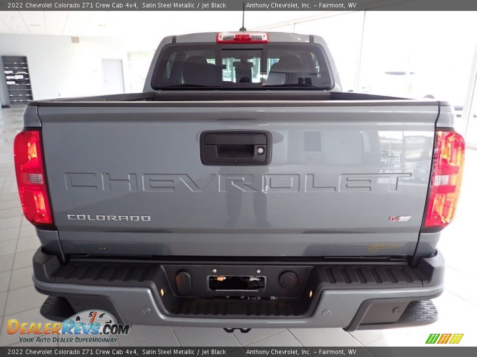 2022 Chevrolet Colorado Z71 Crew Cab 4x4 Satin Steel Metallic / Jet Black Photo #4