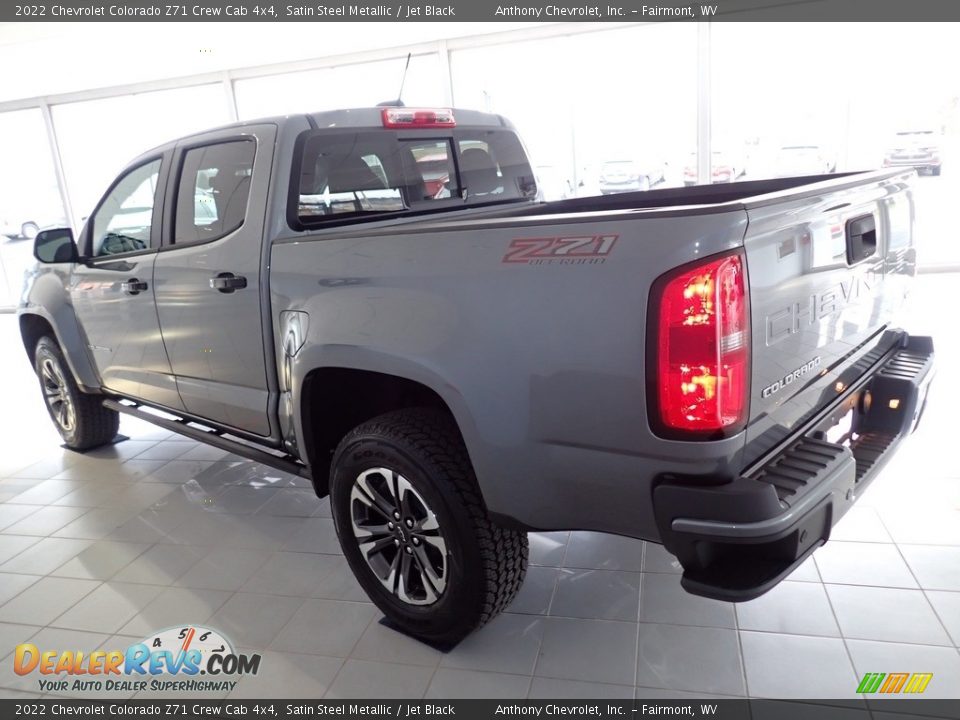 2022 Chevrolet Colorado Z71 Crew Cab 4x4 Satin Steel Metallic / Jet Black Photo #6