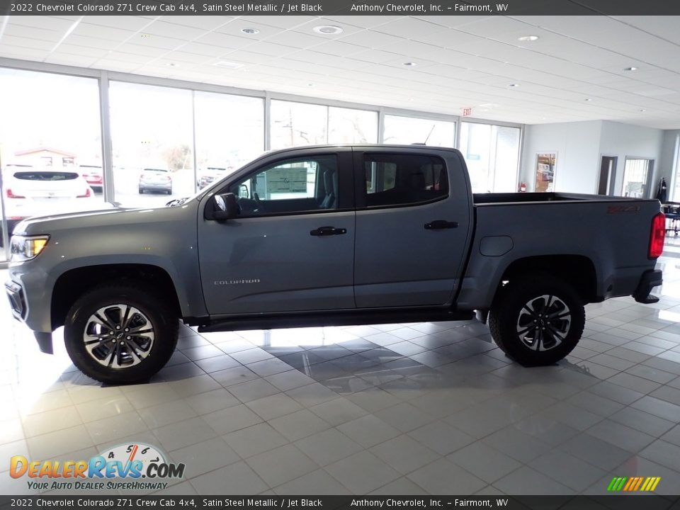 2022 Chevrolet Colorado Z71 Crew Cab 4x4 Satin Steel Metallic / Jet Black Photo #7