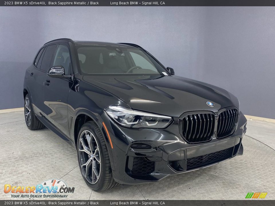 2023 BMW X5 sDrive40i Black Sapphire Metallic / Black Photo #26