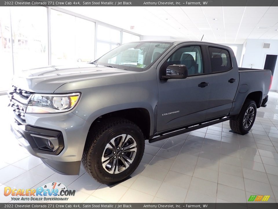 2022 Chevrolet Colorado Z71 Crew Cab 4x4 Satin Steel Metallic / Jet Black Photo #8