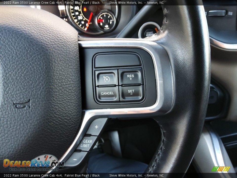 2022 Ram 3500 Laramie Crew Cab 4x4 Steering Wheel Photo #22