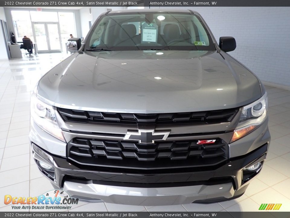 2022 Chevrolet Colorado Z71 Crew Cab 4x4 Satin Steel Metallic / Jet Black Photo #9