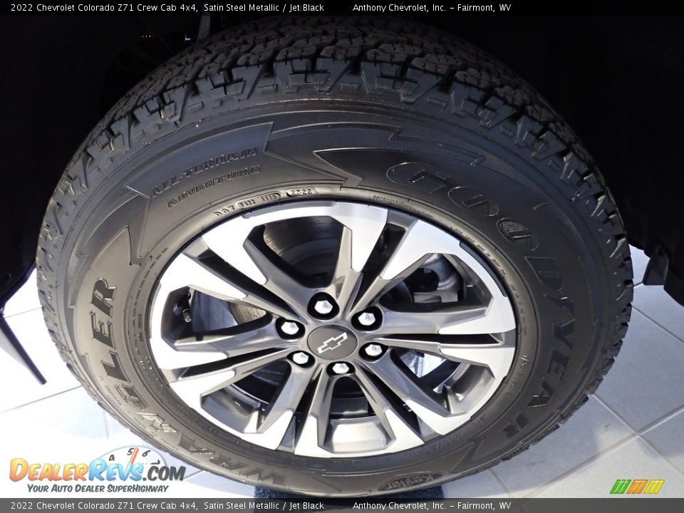 2022 Chevrolet Colorado Z71 Crew Cab 4x4 Satin Steel Metallic / Jet Black Photo #10