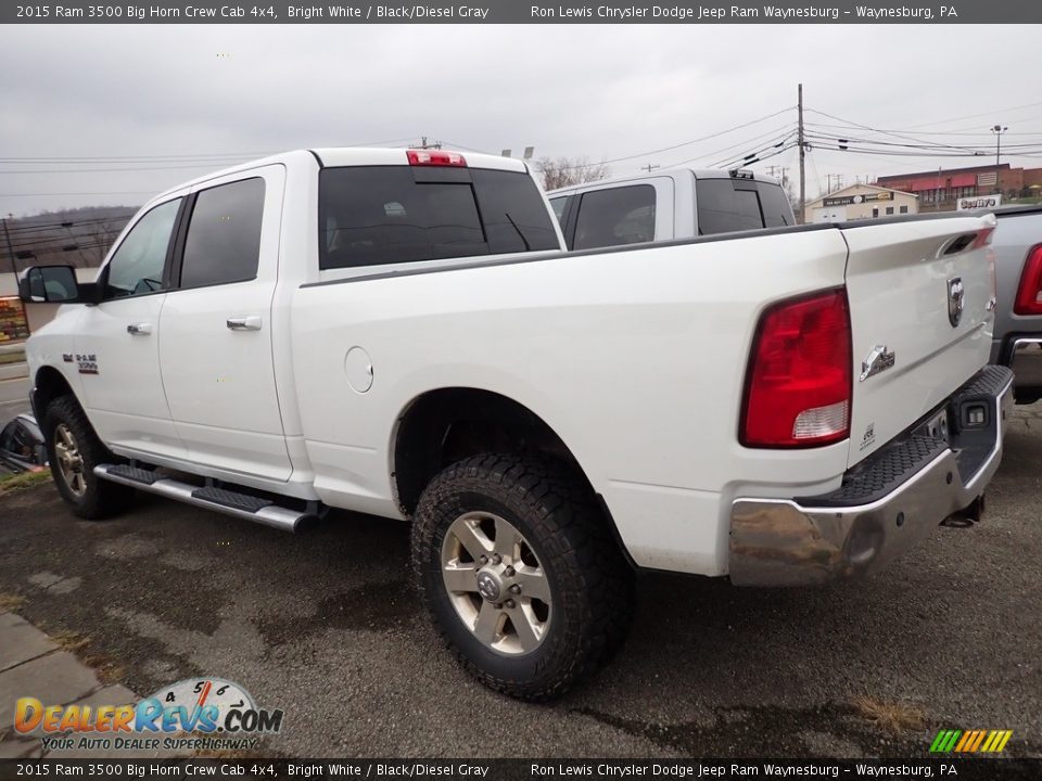 Bright White 2015 Ram 3500 Big Horn Crew Cab 4x4 Photo #2