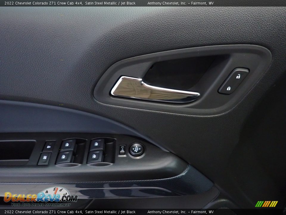 2022 Chevrolet Colorado Z71 Crew Cab 4x4 Satin Steel Metallic / Jet Black Photo #14