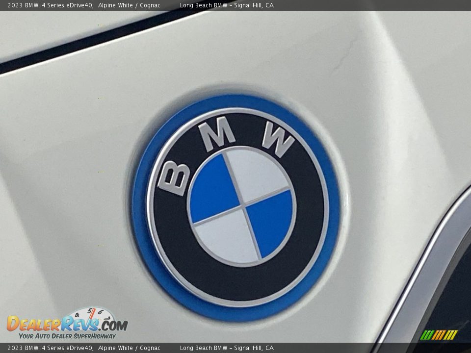 2023 BMW i4 Series eDrive40 Alpine White / Cognac Photo #5