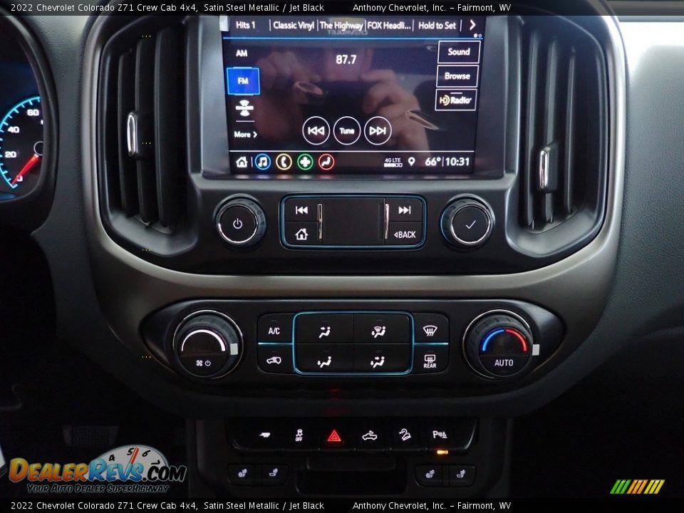 2022 Chevrolet Colorado Z71 Crew Cab 4x4 Satin Steel Metallic / Jet Black Photo #20