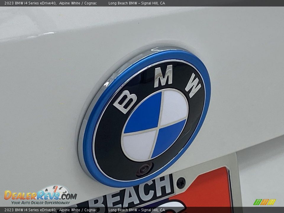 2023 BMW i4 Series eDrive40 Alpine White / Cognac Photo #7