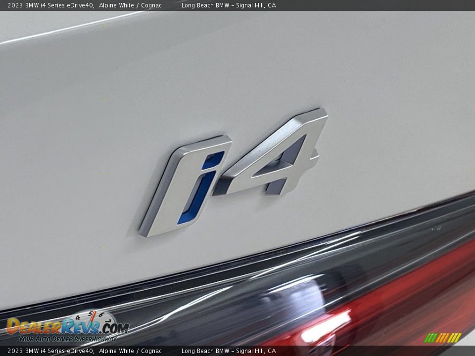 2023 BMW i4 Series eDrive40 Alpine White / Cognac Photo #8