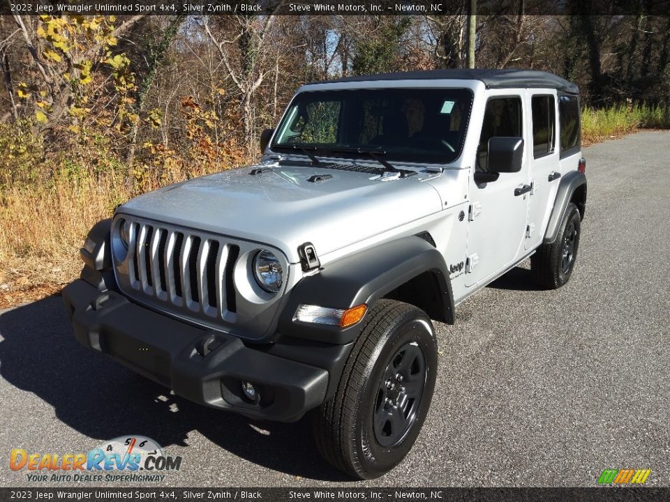 2023 Jeep Wrangler Unlimited Sport 4x4 Silver Zynith / Black Photo #2