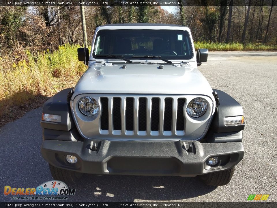 2023 Jeep Wrangler Unlimited Sport 4x4 Silver Zynith / Black Photo #3