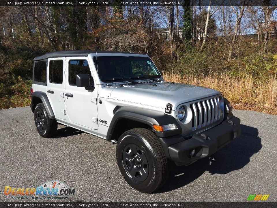 2023 Jeep Wrangler Unlimited Sport 4x4 Silver Zynith / Black Photo #4