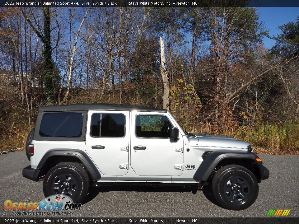 2023 Jeep Wrangler Unlimited Sport 4x4 Silver Zynith / Black Photo #5