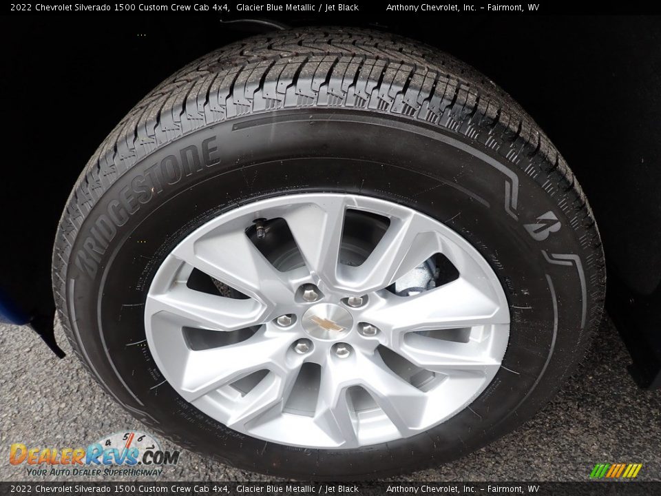 2022 Chevrolet Silverado 1500 Custom Crew Cab 4x4 Wheel Photo #10