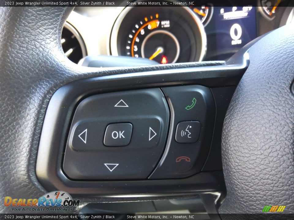 2023 Jeep Wrangler Unlimited Sport 4x4 Silver Zynith / Black Photo #18