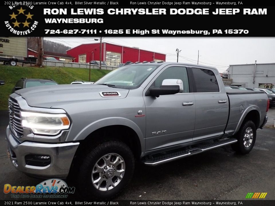 2021 Ram 2500 Laramie Crew Cab 4x4 Billet Silver Metallic / Black Photo #1