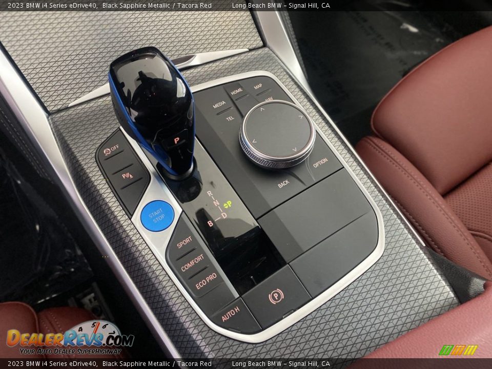 2023 BMW i4 Series eDrive40 Black Sapphire Metallic / Tacora Red Photo #22