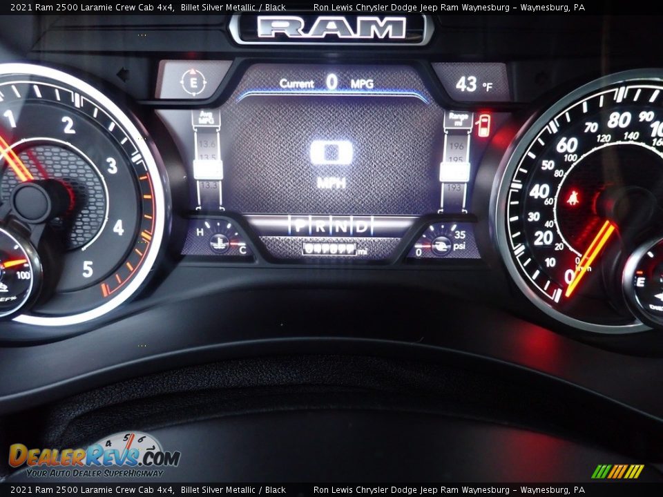 2021 Ram 2500 Laramie Crew Cab 4x4 Billet Silver Metallic / Black Photo #20