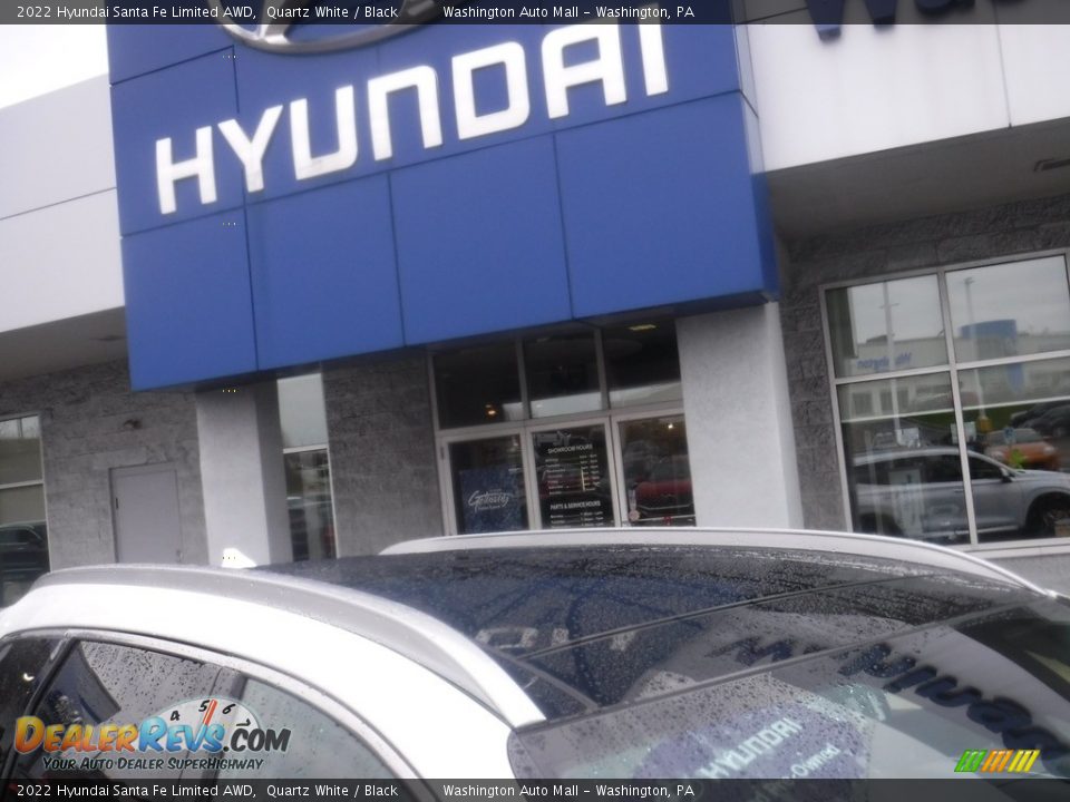 2022 Hyundai Santa Fe Limited AWD Quartz White / Black Photo #3