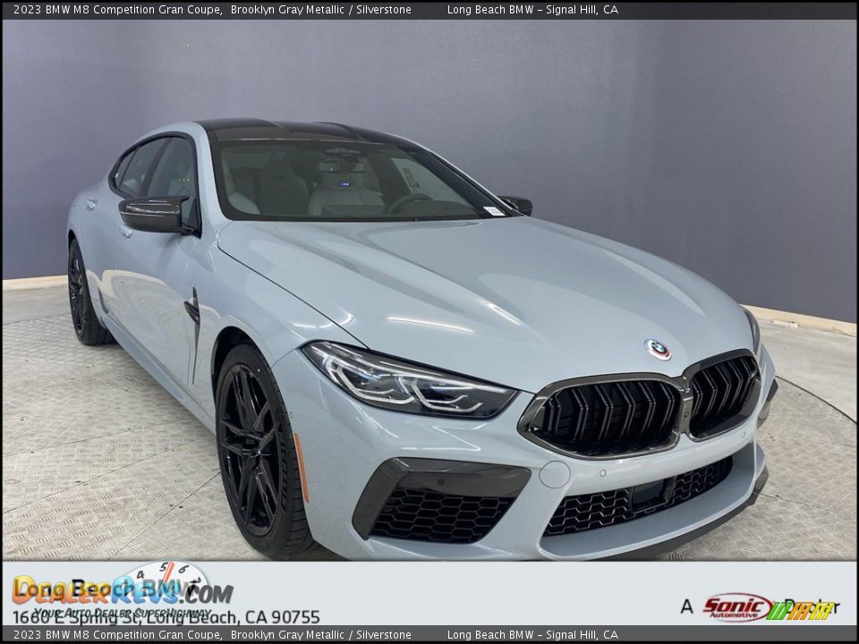 2023 BMW M8 Competition Gran Coupe Brooklyn Gray Metallic / Silverstone Photo #1