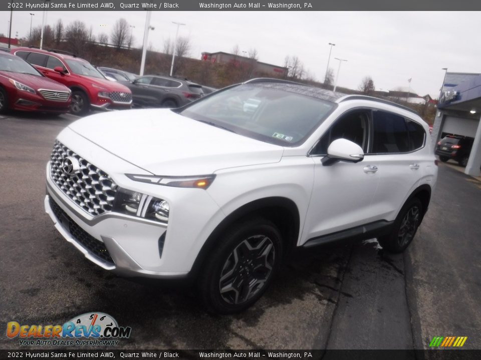 2022 Hyundai Santa Fe Limited AWD Quartz White / Black Photo #6