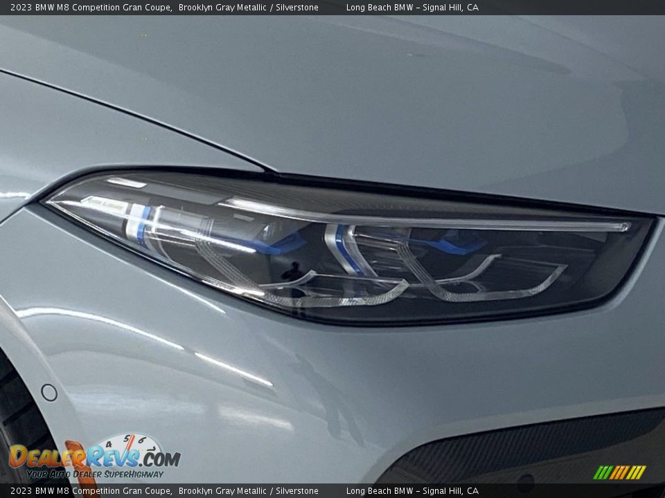 2023 BMW M8 Competition Gran Coupe Brooklyn Gray Metallic / Silverstone Photo #4