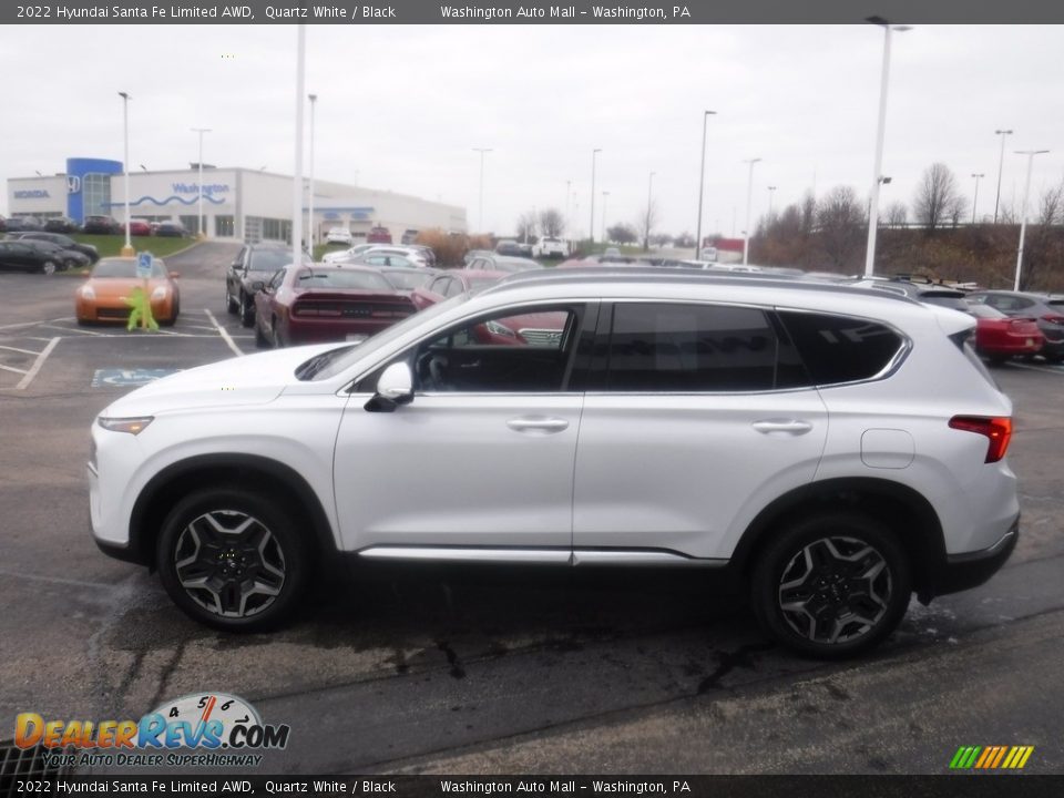 2022 Hyundai Santa Fe Limited AWD Quartz White / Black Photo #7