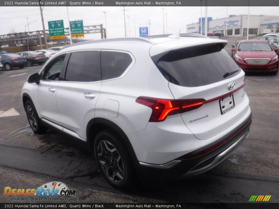 2022 Hyundai Santa Fe Limited AWD Quartz White / Black Photo #8