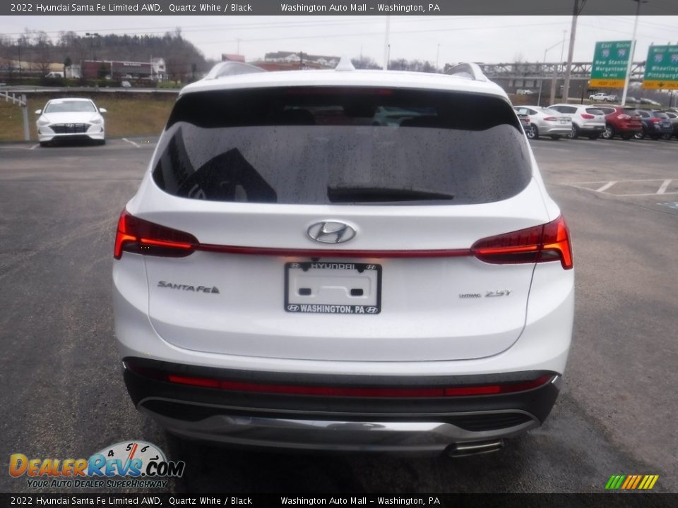 2022 Hyundai Santa Fe Limited AWD Quartz White / Black Photo #9