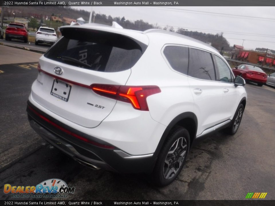 2022 Hyundai Santa Fe Limited AWD Quartz White / Black Photo #10