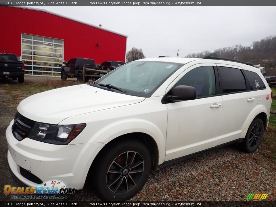 2018 Dodge Journey SE Vice White / Black Photo #1