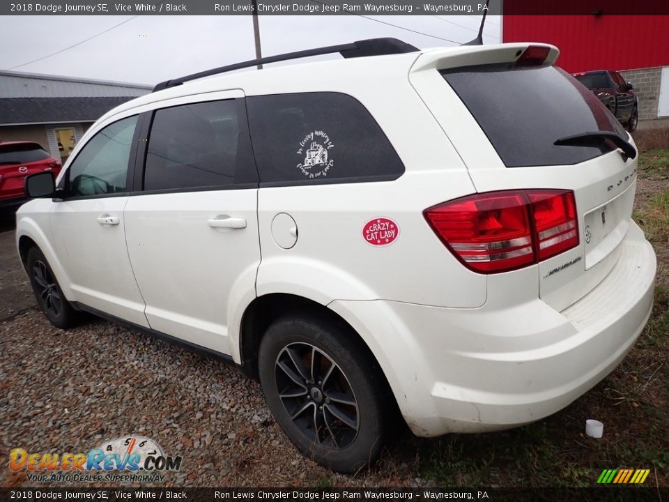 2018 Dodge Journey SE Vice White / Black Photo #2