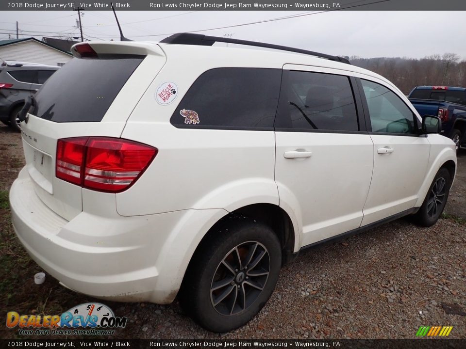 2018 Dodge Journey SE Vice White / Black Photo #3