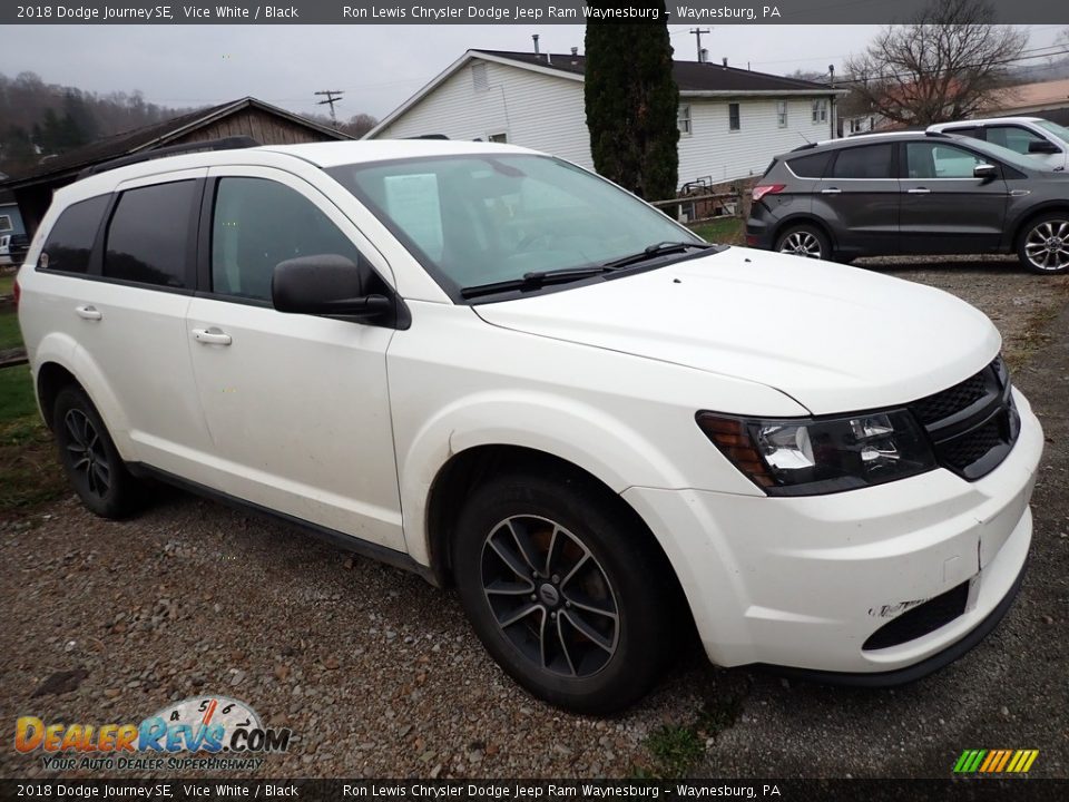 2018 Dodge Journey SE Vice White / Black Photo #4