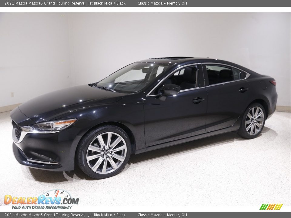 2021 Mazda Mazda6 Grand Touring Reserve Jet Black Mica / Black Photo #3