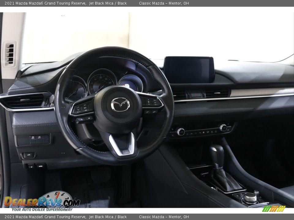 2021 Mazda Mazda6 Grand Touring Reserve Jet Black Mica / Black Photo #6