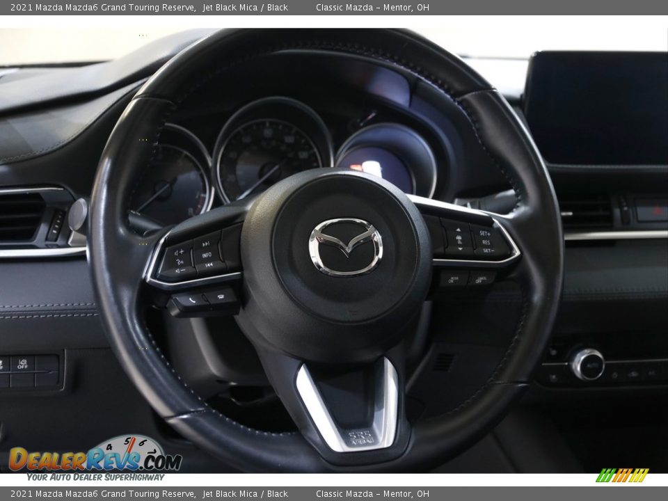 2021 Mazda Mazda6 Grand Touring Reserve Jet Black Mica / Black Photo #7