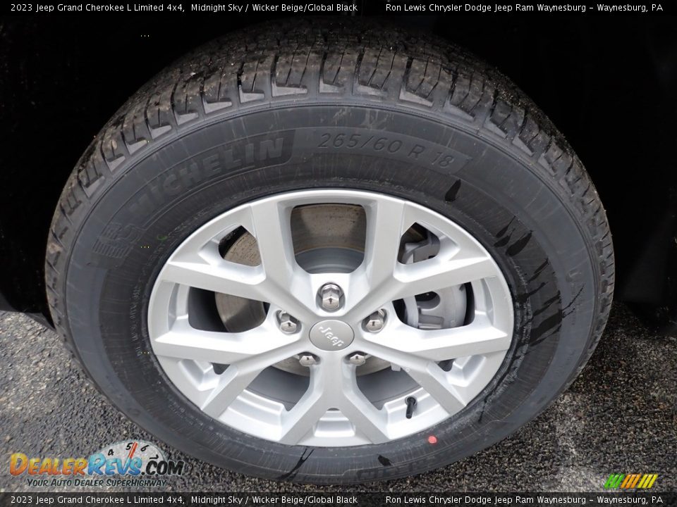 2023 Jeep Grand Cherokee L Limited 4x4 Midnight Sky / Wicker Beige/Global Black Photo #10