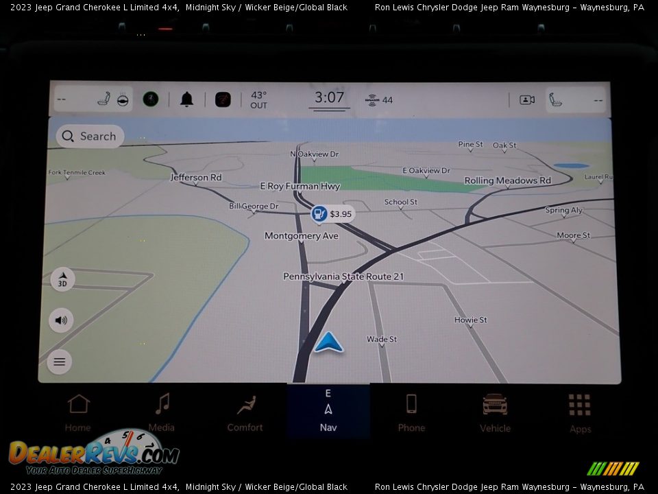 2023 Jeep Grand Cherokee L Limited 4x4 Midnight Sky / Wicker Beige/Global Black Photo #18