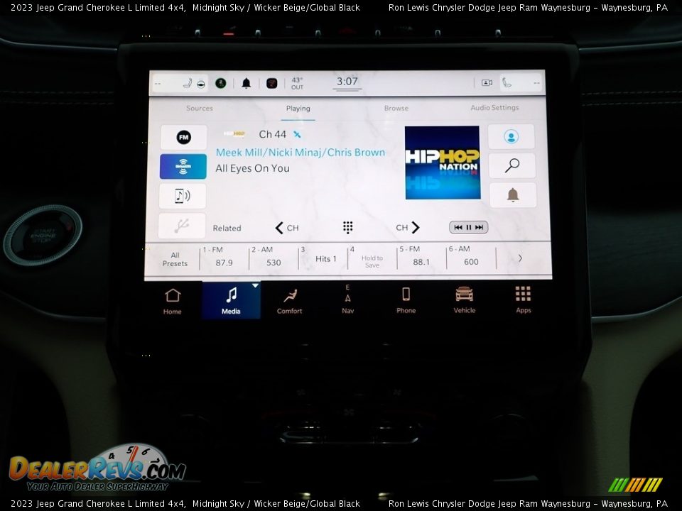 2023 Jeep Grand Cherokee L Limited 4x4 Midnight Sky / Wicker Beige/Global Black Photo #20