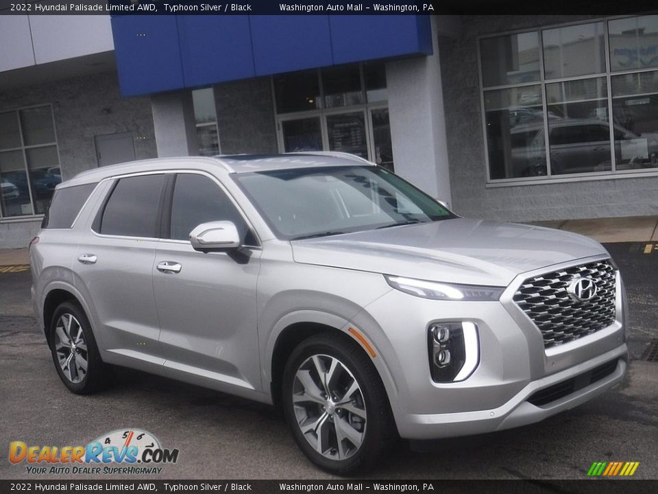 Front 3/4 View of 2022 Hyundai Palisade Limited AWD Photo #1