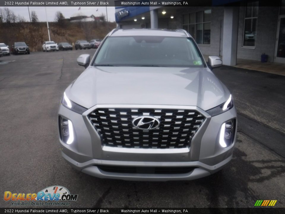 2022 Hyundai Palisade Limited AWD Typhoon Silver / Black Photo #5