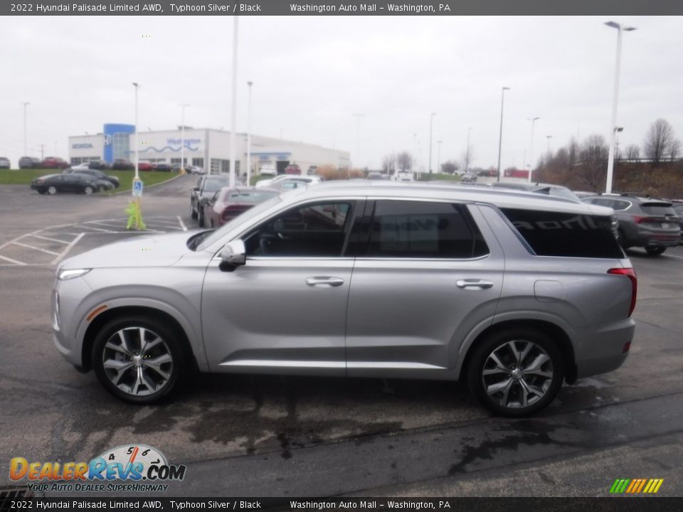 2022 Hyundai Palisade Limited AWD Typhoon Silver / Black Photo #7