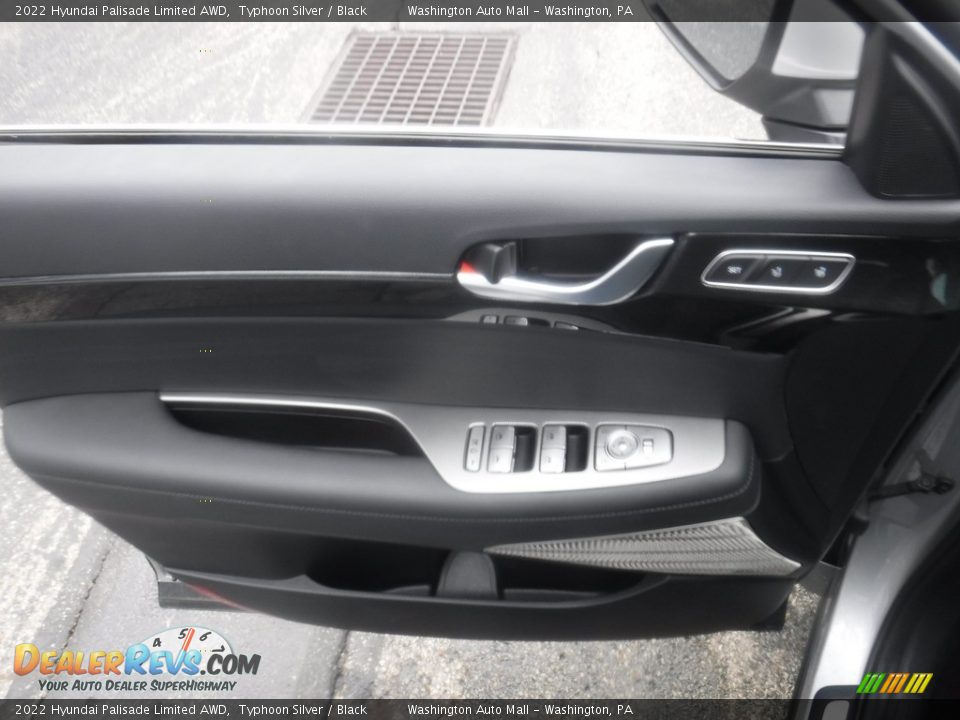 2022 Hyundai Palisade Limited AWD Typhoon Silver / Black Photo #15