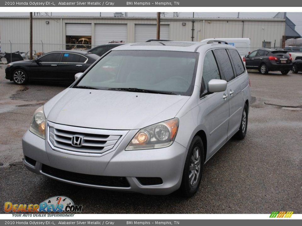 2010 Honda Odyssey EX-L Alabaster Silver Metallic / Gray Photo #1