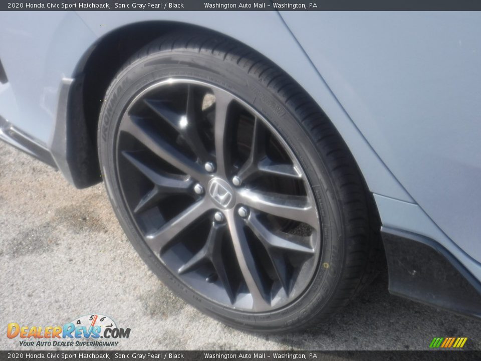 2020 Honda Civic Sport Hatchback Sonic Gray Pearl / Black Photo #3